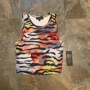 Ed Hardy cropped tank, size XS. NWT